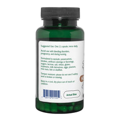 Vegan/vegetarian friendly Horse Chestnut capsules label