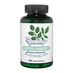 Bottle of Vitanica Maternal Symmetry prenatal and postnatal vitamins