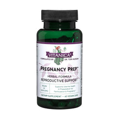 Vitanica Pregnancy Prep bottle on white background