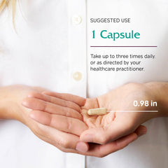 Ingredient closeup showing CoQ10 and grape seed notes