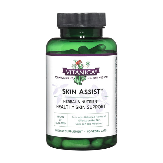 Vitanica Skin Assist bottle and packaging
