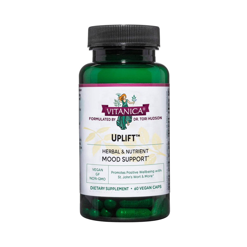 Vitanica Uplift bottle front view with label