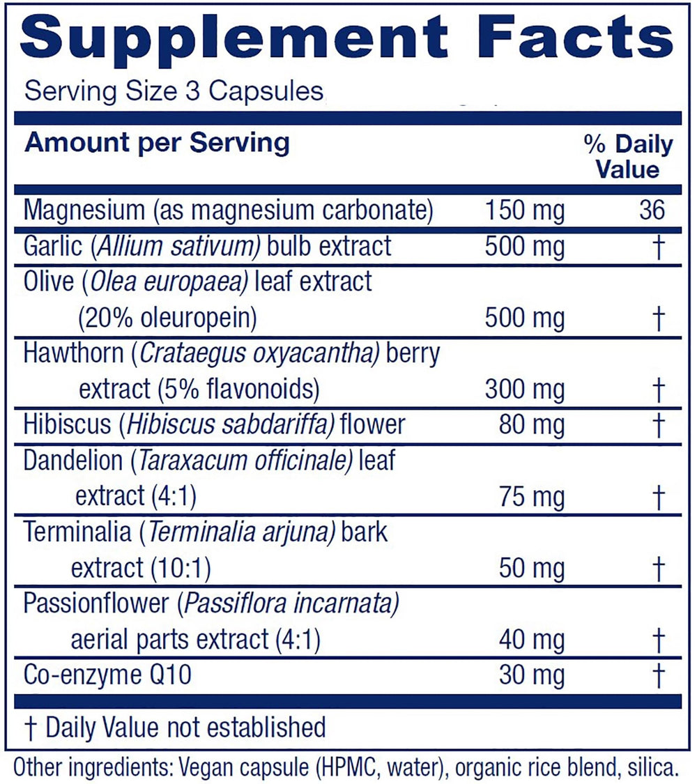 Close-up of VasoBlend bottle label highlighting vegan/vegetarian formula