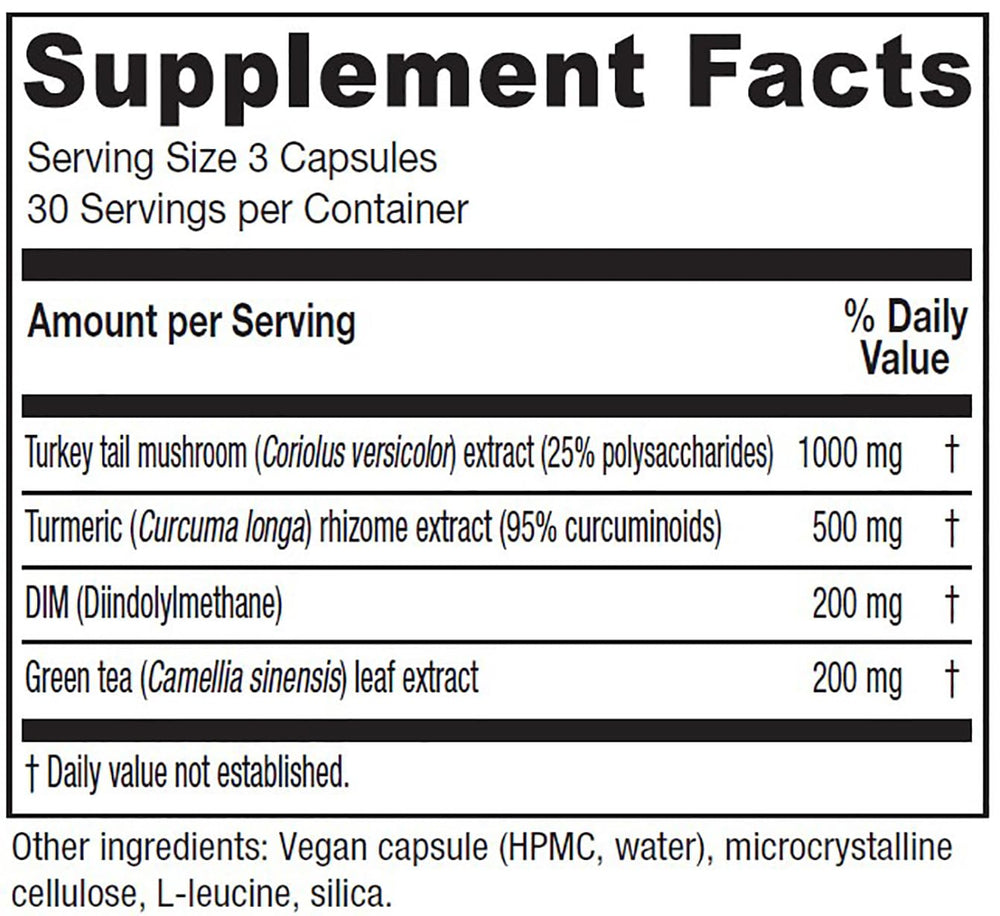 Close-up of Vitanica CCDG Blend label showing 90 capsules