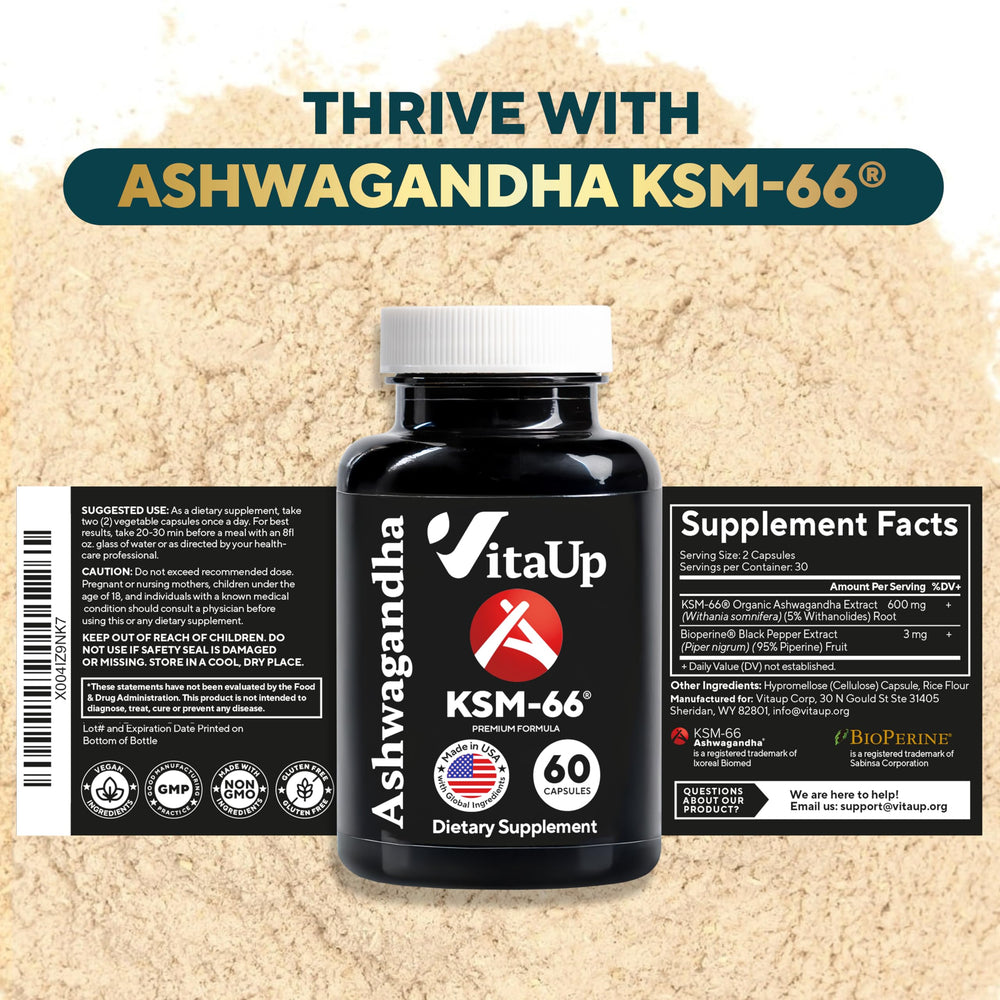 60 capsules bottle with label design