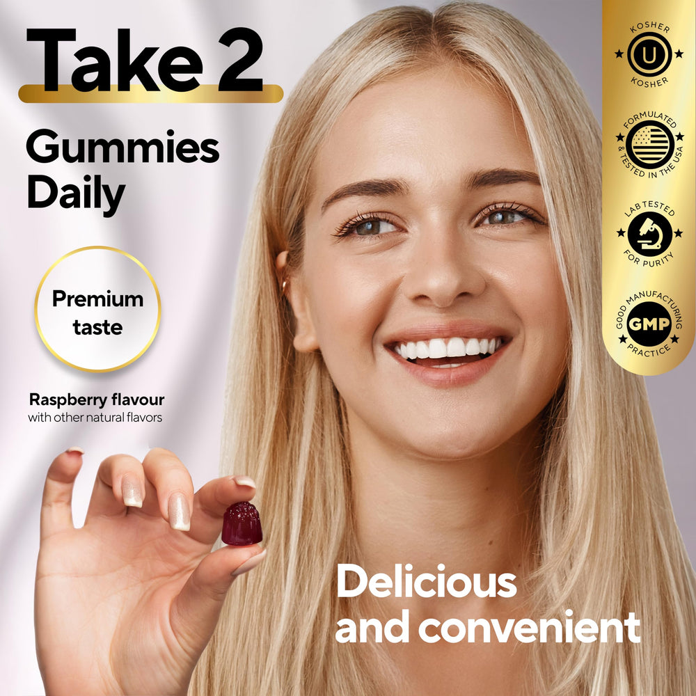 Biotin gummies for hair and nails
