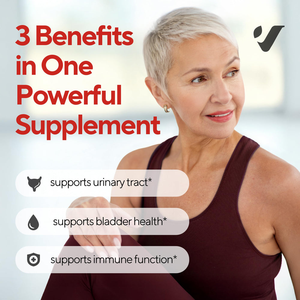 Capsules for urinary tract support with cranberry and Vitamin C
