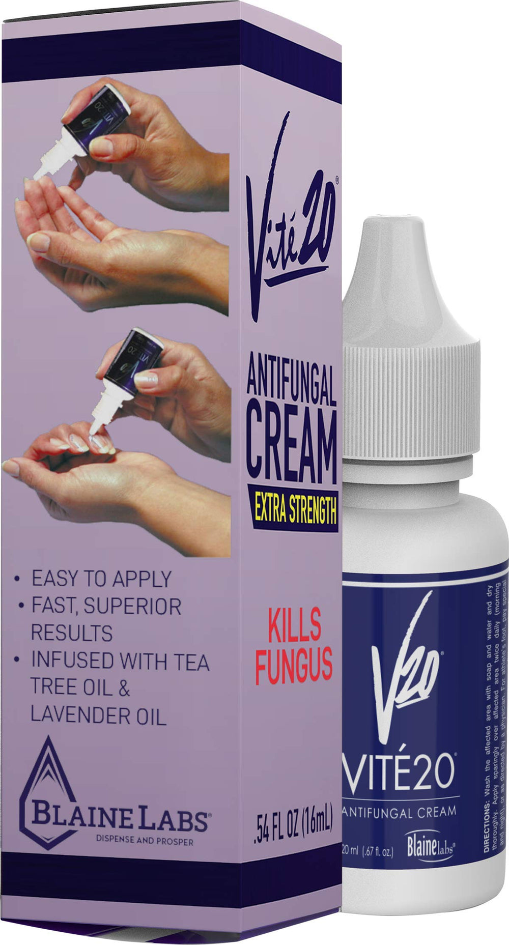 VITÉ20 hand-nail-care-application showing smooth-on formula for quick daily use.