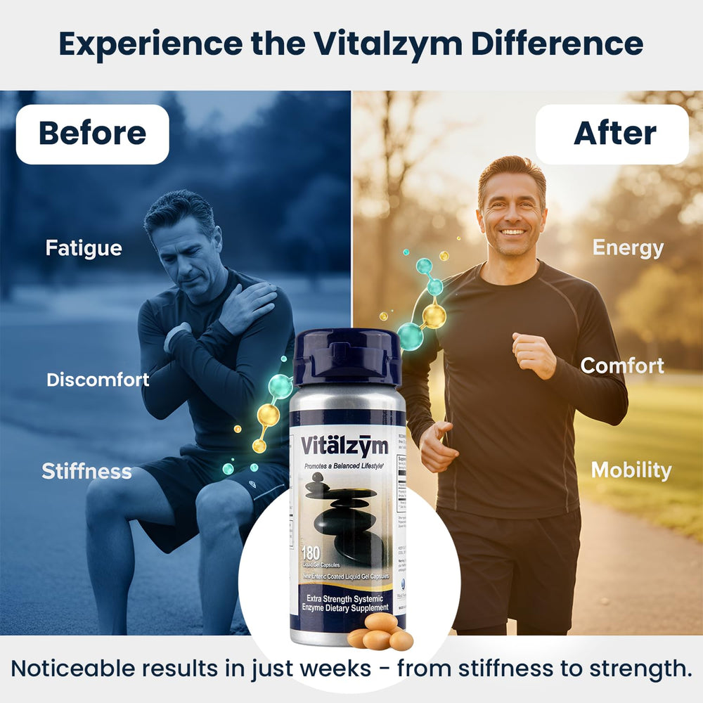 Made in Japan production of Vitalzym proteolytic enzymes