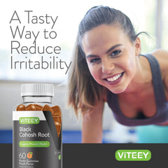 Night sweats relief and restful sleep support from Viteey Black Cohosh Gummies