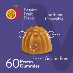 Gummy bottle illustrating energy boost concept