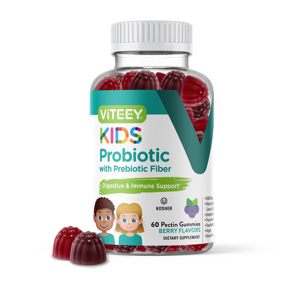 Viteey Kids Probiotic Gummies Berry Flavor - 60 count
