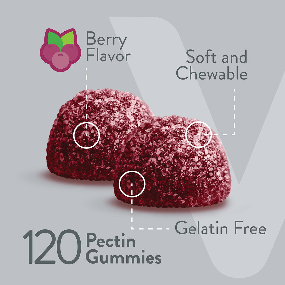 Nutrition facts label showing vitamins and minerals