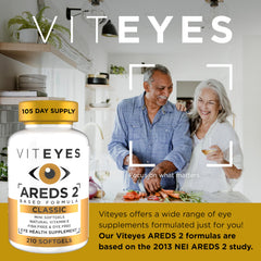 Macular health AREDS 2 formula illustration