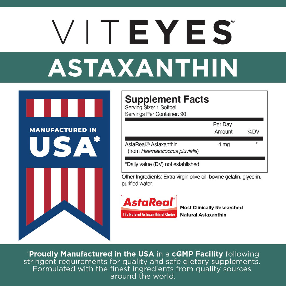 Viteyes product benefits: eye health, skin hydration, heart & brain health