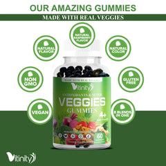 Spirulina, Chlorella and Ginger ingredients highlighted