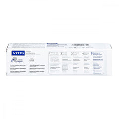 Illustration of enamel protection by Vitis toothpaste