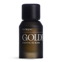 Vitruvi Golden essential oil bottle with citrus notes