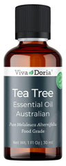 Viva Doria Tea Tree Oil 30 ml glass bottle with label