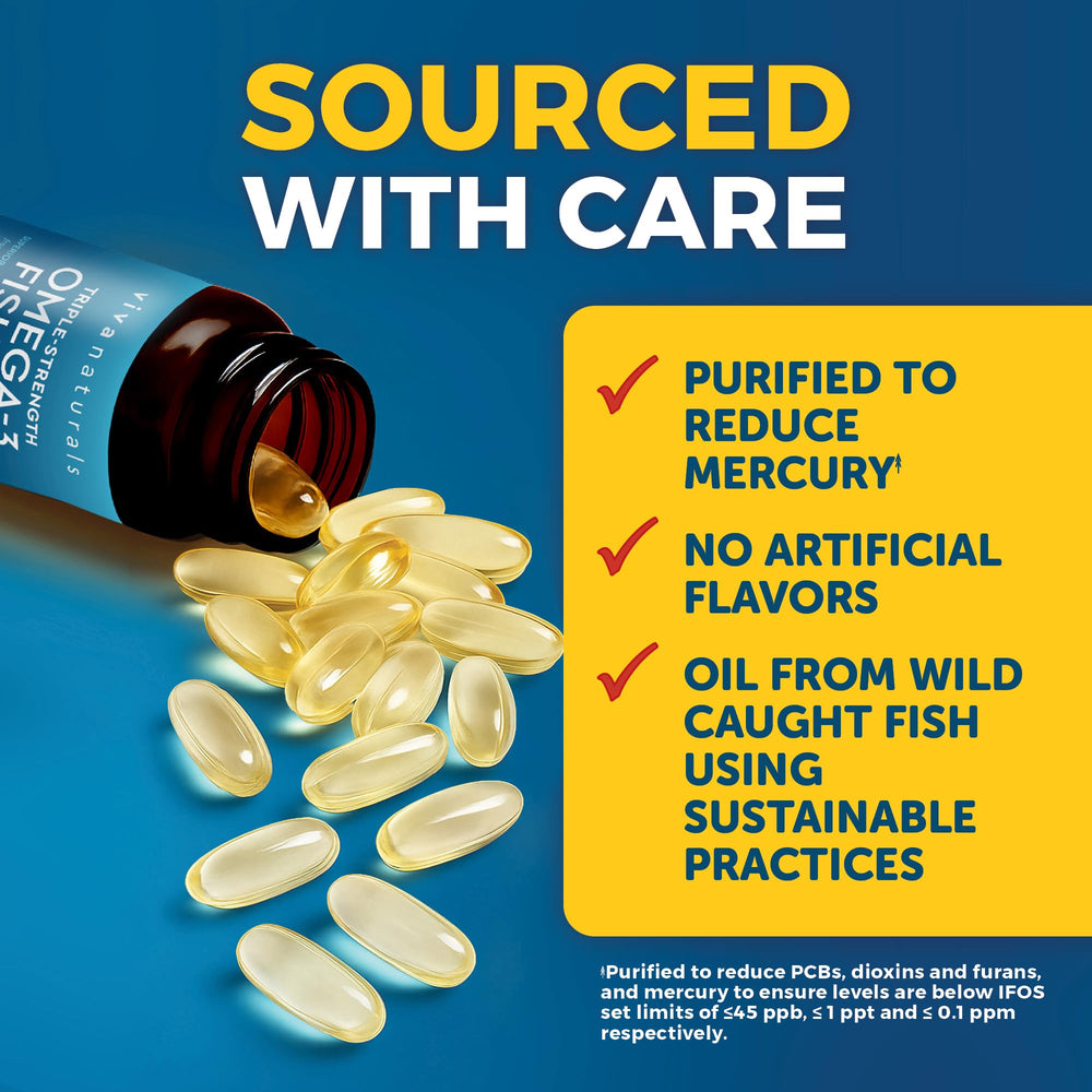 Purified fish oil production illustration
