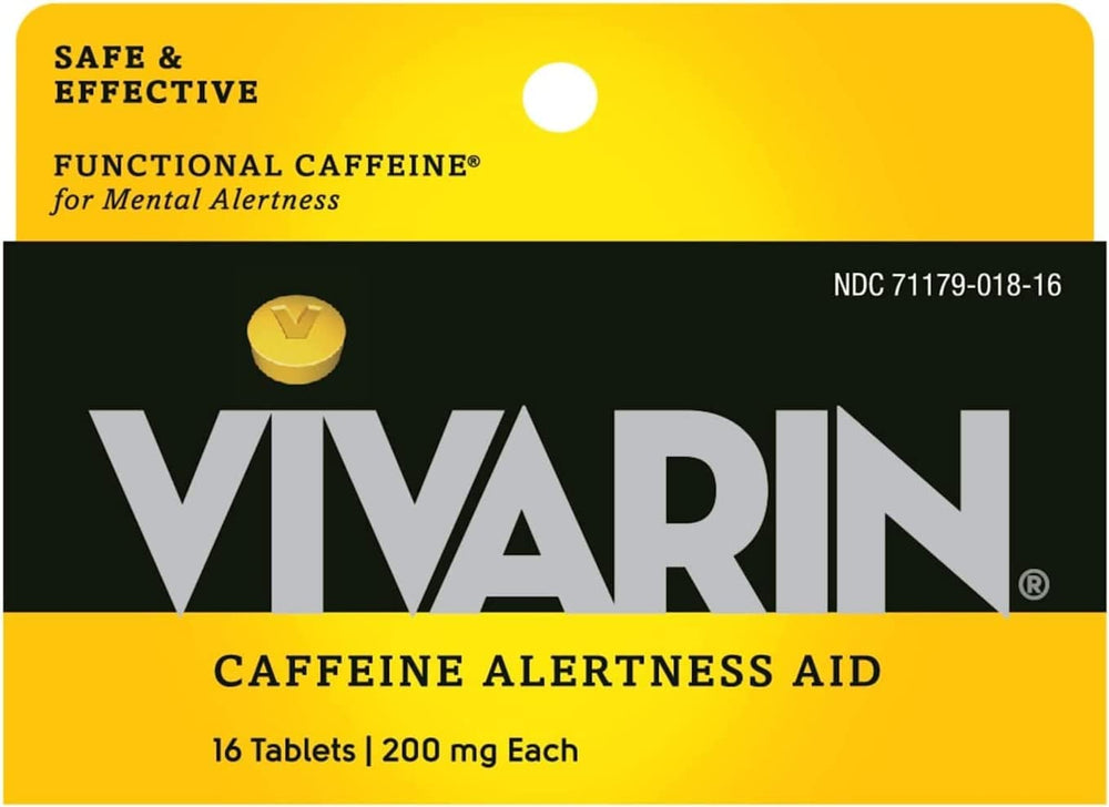 Vivarin Tabs 16-count front view