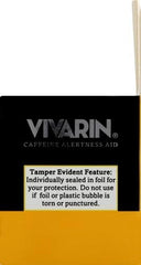Illustration of Vivarin usage directions