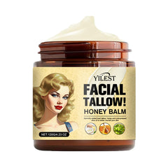 Vivipop Tallow and Honey Balm jar showing rich moisture for dry skin