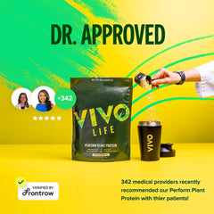 34.85 oz Vivo Life Perform container with nutrition facts