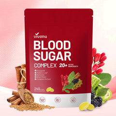 VivoNu Blood Sugar Complex bottle with 240 softgels