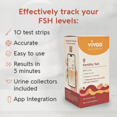 FSH test strips for the Vivoo Fertility Test
