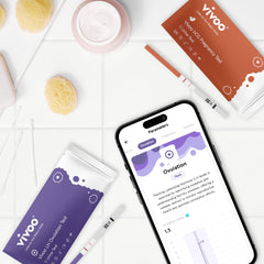 At-home test kit ready for use with Vivoo