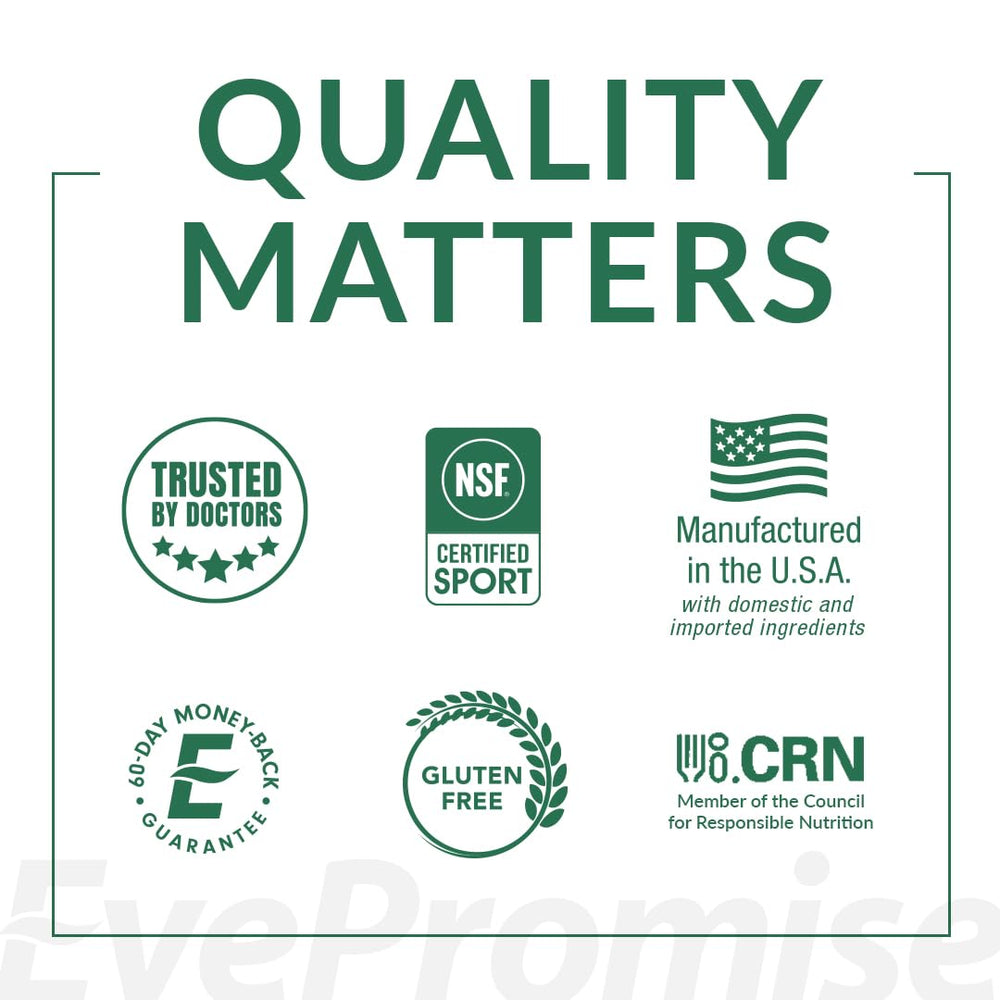 Nutrition facts on Vizual Edge Pro label
