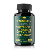 VPKIN Magnesium Ashwagandha 5-in-1 supplement bottle front