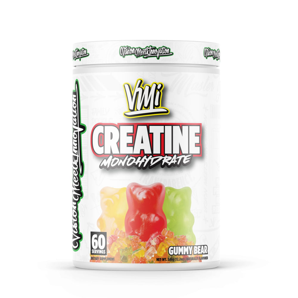 VMI Sports Creatine Monohydrate Powder gummy bear flavor, 60 servings