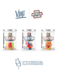 Made in USA badge on VMI Sports Creatine Monohydrate powder