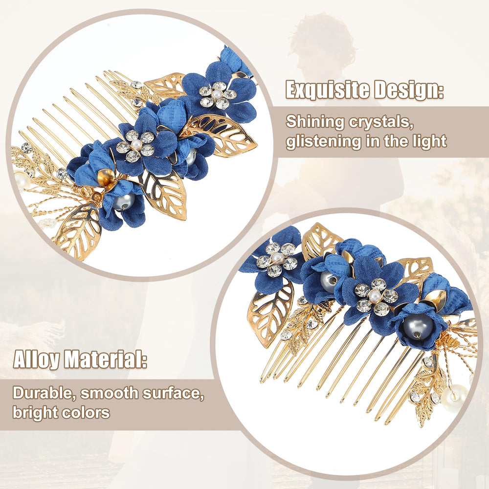 VOCOSTE bridal hair accessory with gemstone glow to complement veils and gowns