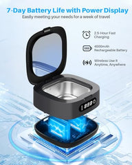 Dual U-V lamps for thorough cleaning