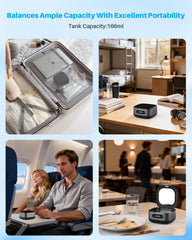 In-use with dentures and mouth guards