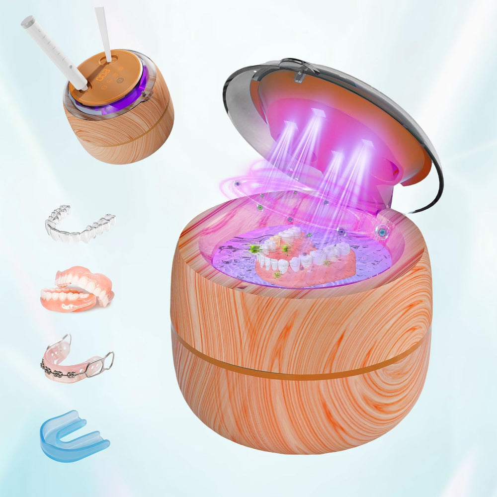 Voraiya Ultrasonic Retainer Cleaner on countertop