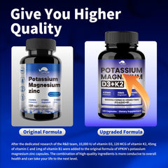 Close-up of 120 vegan capsules label on VPKIN bottle