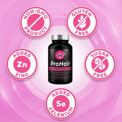 Nutrition facts label for VWS Biotin supplement