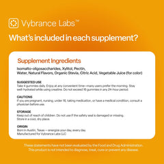 VYBRANCE LABS Creapure Gummies travel-pack size for on-the-go.