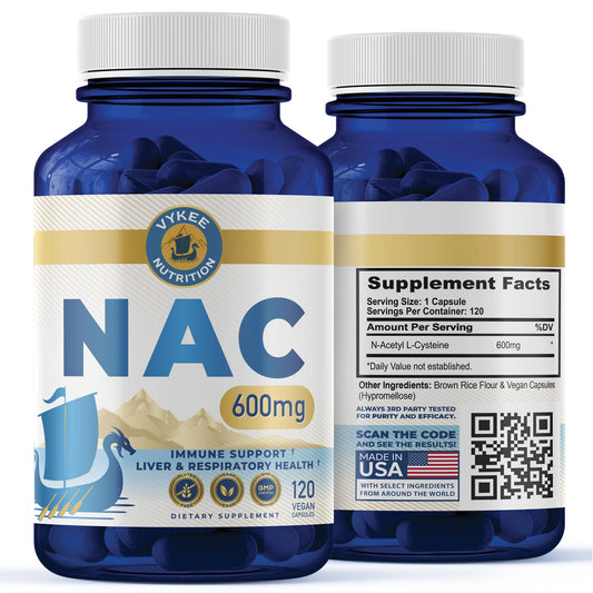 Vykee NAC 600mg capsules bottle