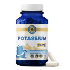 Front view of Vykee Nutrition Potassium Citrate Capsules bottle