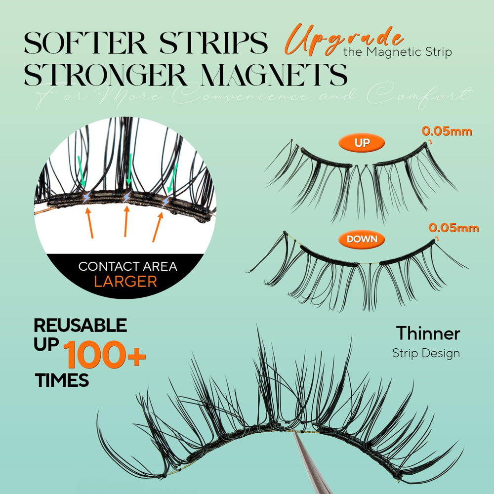 VYRILA glue-free reusable lashes reduce irritation and mess.