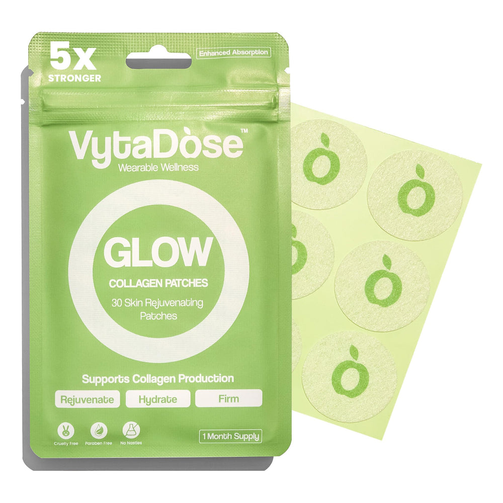Vytadose Collagen Glow Patches box and sachet