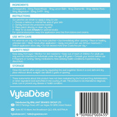 Vytadose Sleep Patch usage and instructions