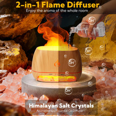 VZZNN diffuser with 7-color LED offers mood lighting and aroma diffusion.