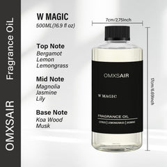 W Hotel inspired packaging for diffuser oil 500ml