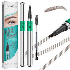W3W Eyebrow Pen quad microforks tip for precise natural-looking brows